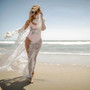 White Attractive Boho Style Robe - Bikini Cover Up