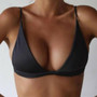 Black Push-up Brazilian Bikini Top