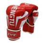 White on Red Premium ZTTY Boxing Gloves