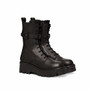 Black Leather Boots by Valentino Side View