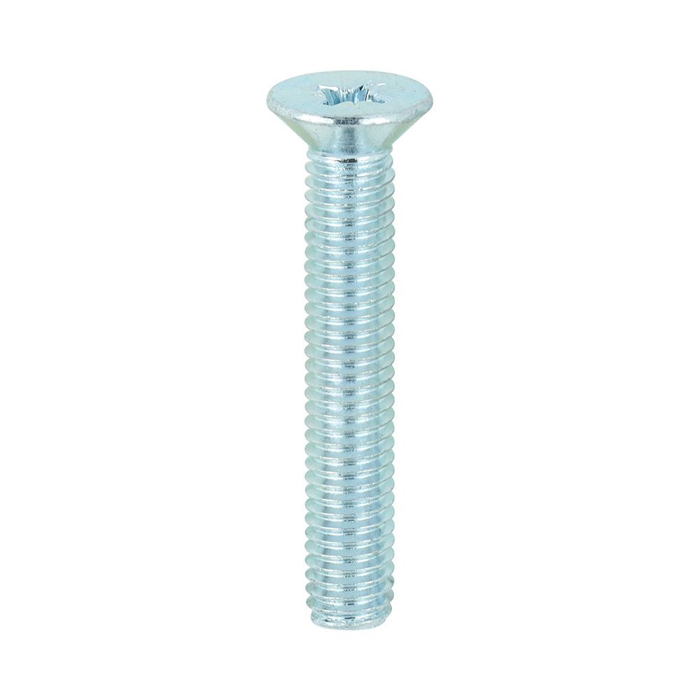 Machine Screw PZ2 CSK Zinc [M5 x 30] - [Box] 100 Pieces - YARDFixt