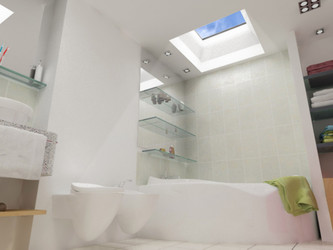 Mardome Fixed Clear Dome Interior View