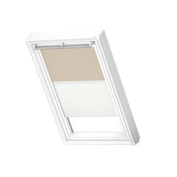 VELUX 4556 Duo blackout Beige / white