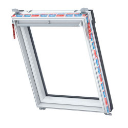 Keylite White PVC Centre Pivot Roof Window with Hi-Therm Glazing [Next Day Delivery]