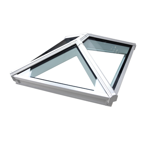 Korniche Roof Lantern with Clear & White/White 150x400cm