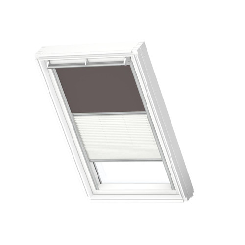 VELUX 4577 Duo blackout Taupe / white
