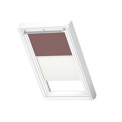 VELUX 4578 Duo blackout Soft rose / white VELUX 4578 Duo blackout Soft rose / white