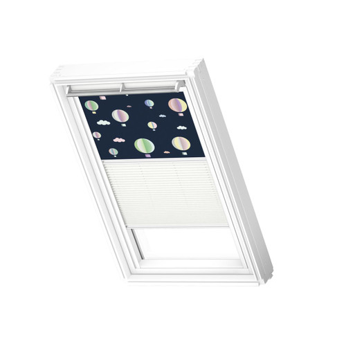 VELUX 4666 Duo blackout Hot air balloons / white VELUX 4666 Duo blackout Hot air balloons / white