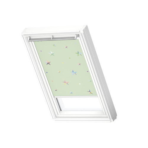 VELUX 4661 Disney Blackout Blinds - Green Stars VELUX 4661 Disney Blackout Blinds - Green Stars