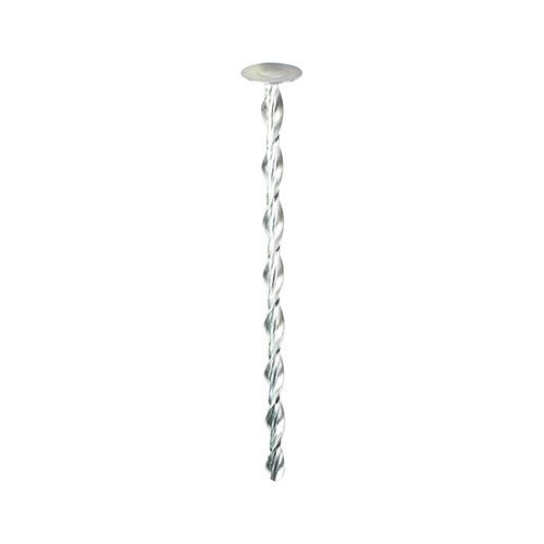 Helical Flat Roof Fixing Zinc [8.0 x 195] - [Bag] 25 Pieces