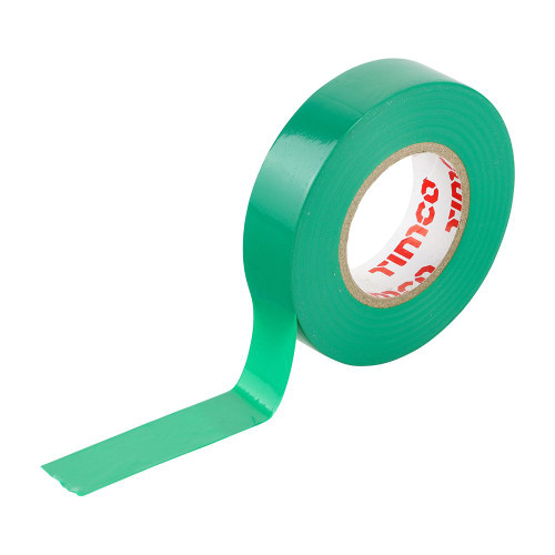 PVC Insulation Tape Green [25m x 18mm] - [Roll Pack] 10 Pieces