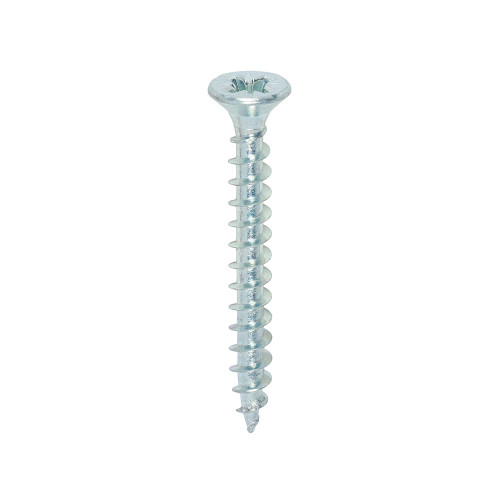 Solo Woodscrew PZ2 CSK Zinc [4.0 x 35] - [Box] 200 Pieces