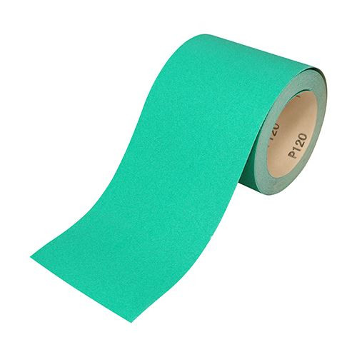 Sandpaper Roll Green P120 [115mm x 10m] - [Roll] 1 Each