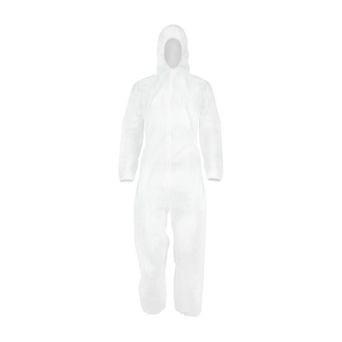 PP Coverall White [Large] - [Bag] 1 Each