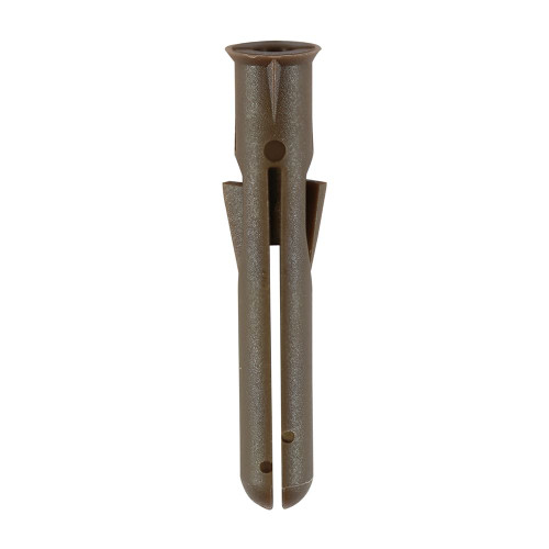 Premium Plastic Plugs - Brown [42mm] - [TIMbag] 200 Pieces