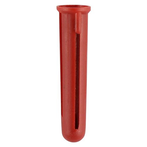 Plastic Plugs - Red [30mm] - [Box] 100 Pieces