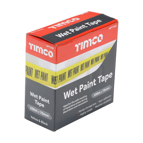 Wet Paint Tape [70mm x 500m] - [Box] 1 Each