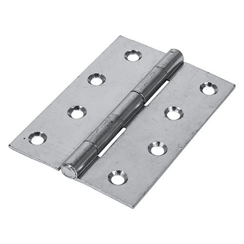 Butt Hinge Fixed Pin ZINC [100 x 70] - [Plain Bag] 2 Pieces