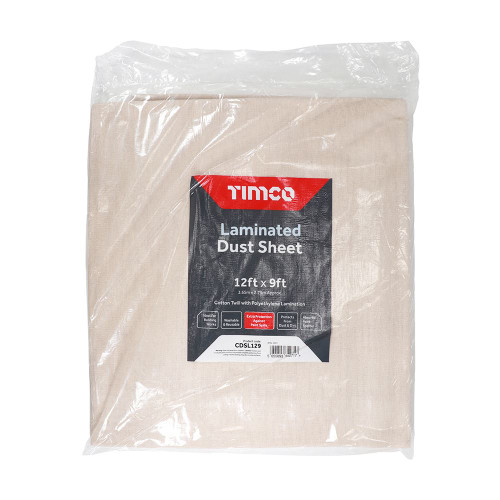 Laminated Dust Sheet [12ft x 9ft] - [Bag] 1 Each