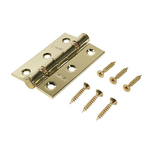 Twin Ball Bear Steel Hinge EB [76 x 51] - [Box] 2 Pieces