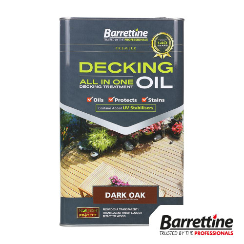 Decking Oil Dark Oak [5L] - [Tin] 1 Each