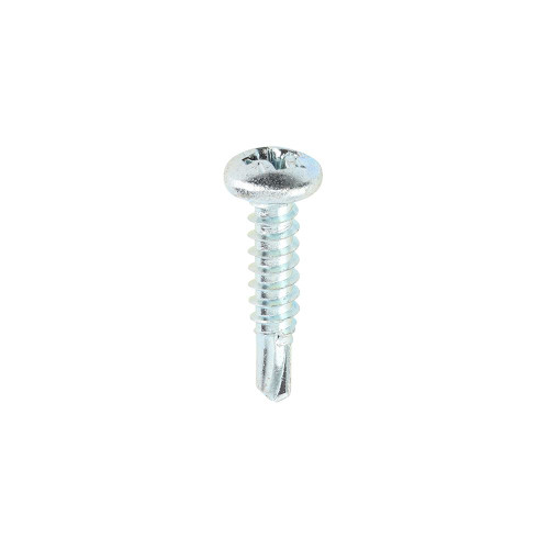 Pan Screw PH2 S/DRILL No3 Zinc [8 x 3/4] - [Box] 1000 Pieces