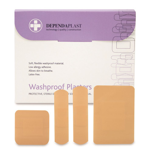 Washproof Plasters [Assorted] - [Box] 100 Pieces