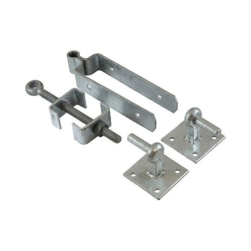 Adjustable Hinge Set Hook HDG [300mm] - [Plain Bag] 1 Each