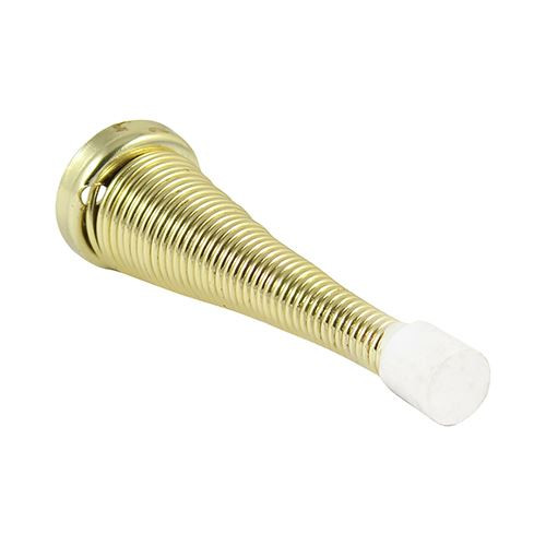 Spring Door Stop - Brass [78 x 24] - [TIMpac] 2 Pieces