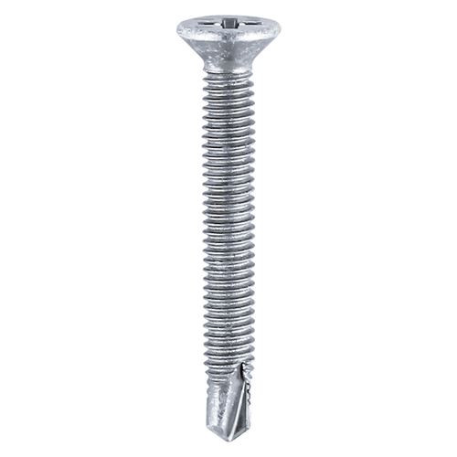 S/Drill PVC Screw CSK - BZP [M4 x 32] - [Box] 1000 Pieces