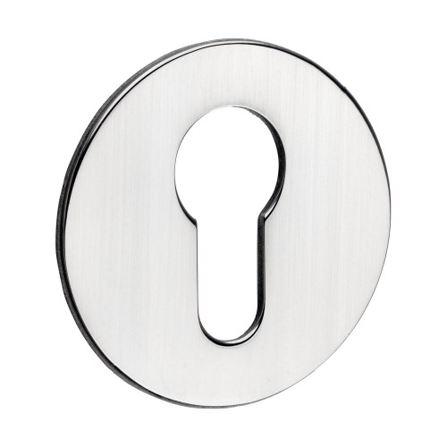 S/A Euro Escutcheon RND Pol SS [52mm] - [Bag] 1 Each