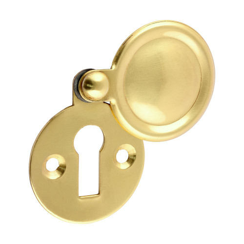 Traditional Escutcheon Pair PB [32mm] - [TIMpac] 2 Pieces