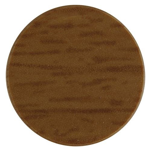 Adhesive Caps Natural Walnut [13mm] - [Pack] 112 Pieces