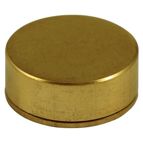 Threaded Screw Cap POL Brass [14mm] - [TIMpac] 4 Pieces