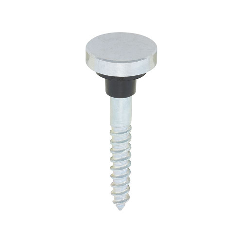 Mirror Screw Flat - Chrome [8 x 1 1/4] - [TIMpac] 10 Pieces