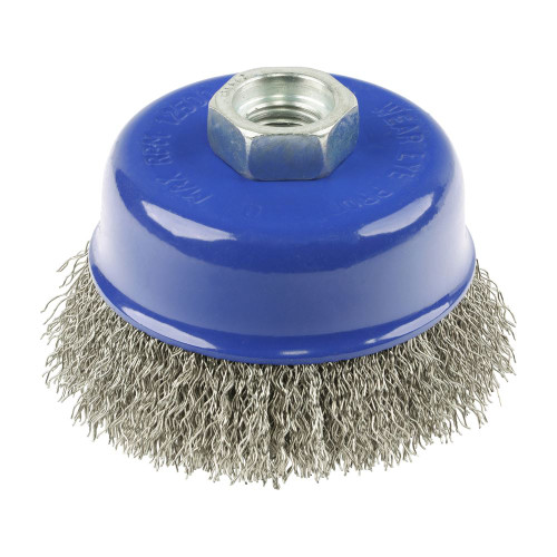 Grinder Crimp SS Cup Brush [75mm] - [Blister Pack] 1 Each