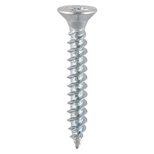 Twin Woodscrew PZ2 CSK - BZP [8 x 1] - [TIMpac] 30 Pieces