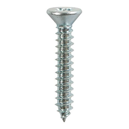 S/Tapping Screw PZ2 CSK - BZP [10 x 1 1/4] - [TIMpac] 10 Pieces
