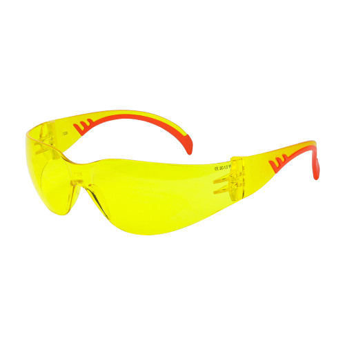 Comfort Safety Glasses Amber [One Size] - [Bag] 1 Each