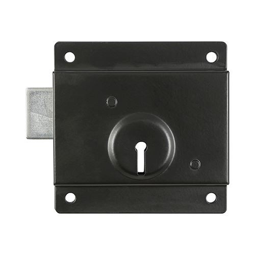 Press Lock - Black [4"] - [Plain Bag] 1 Each