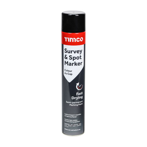 Survey & Spot Marker Black [750ml] - [Can] 1 Each