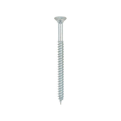 Twin Woodscrew PZ2 CSK Zinc [6 x 2] - [Box] 200 Pieces