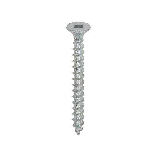 Solo Woodscrew SQ2 CSK Zinc [5.0 x 50] - [Box] 200 Pieces