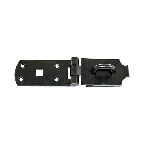 Heavy Secure Hasp-Staple BLK [8"] - [TIMbag] 1 Each