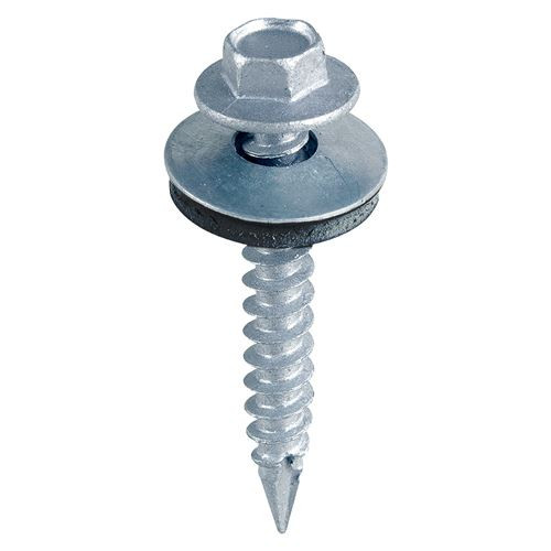 Hex Screw W16 Slash Zinc [6.3 x 45] - [Bag] 100 Pieces