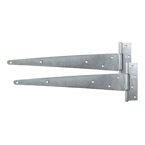 Strong Tee Hinge Pair HDG [12"] - [TIMbag] 1 Each