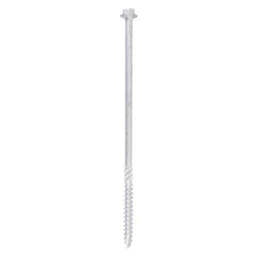Timber Frame Screw HEX Silver [10 x 200] - [TIMbag] 10 Pieces