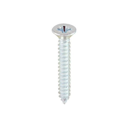 S/Tapping Screw PZ3 CSK Zinc [12 x 1 1/2] - [Box] 200 Pieces