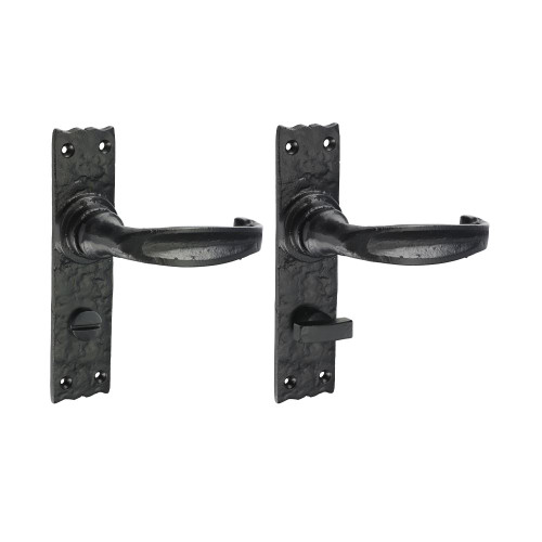 Narrow WC Handle Ant BLK [155 x 37] - [Box] 2 Pieces