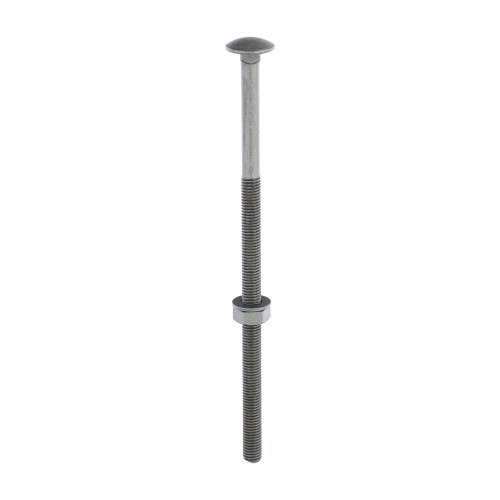 Carriage Bolt,Nut & Washer-GRN [M10 x 220] - [Bag] 10 Pieces